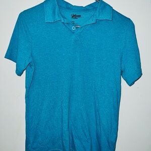 Urban Pipeline Blue Polo Shirt Classic Knit